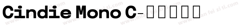 Cindie Mono C字体转换